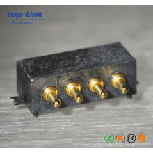 Spring Loaded Pogo Pin Connector with 30mohm Maximum Contact Resistance